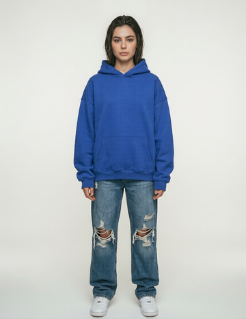 Essential Blue oversized Hoodie