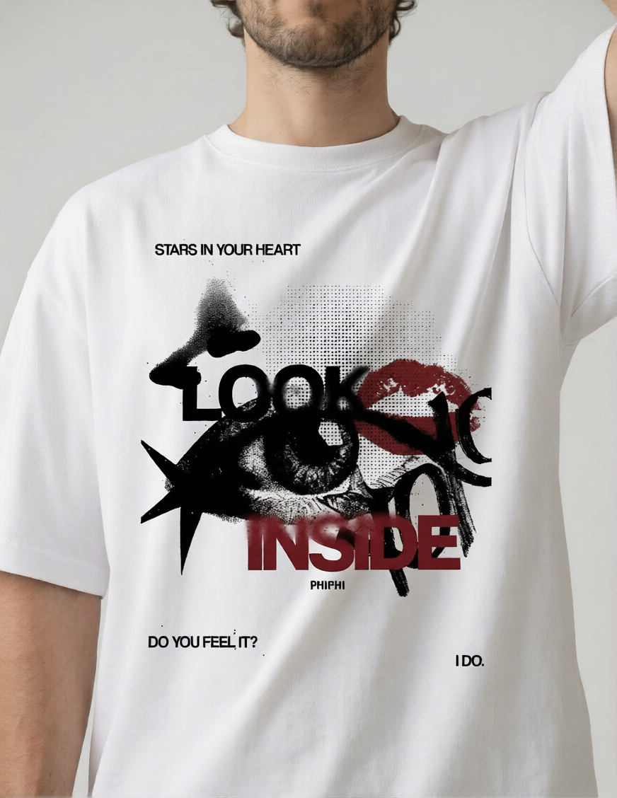 Look Inside oversized T-shirt