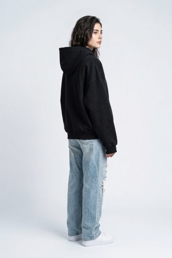 Absolute Black Oversized Hoodie